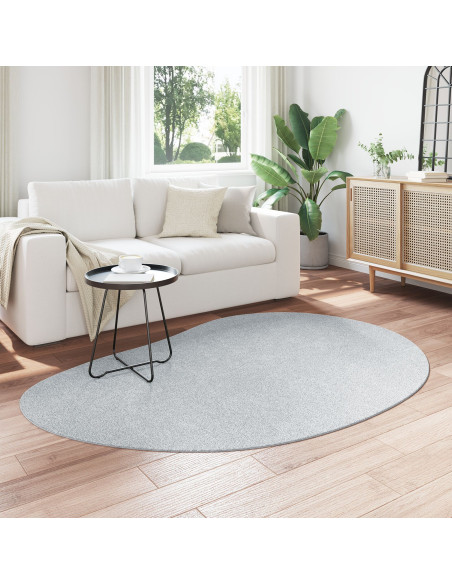 Tappeto Grigio 140x200 cm Poliestere Antiscivolo