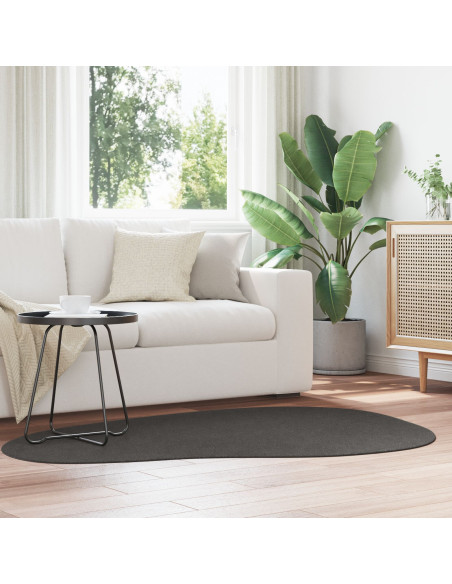 Tappeti per area HUARTE Antracite 120 x 170 cm Poliestere