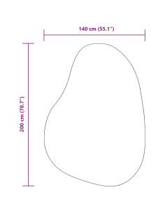 Tappeti per area HUARTE Beige 140 x 200 cm Poliestere