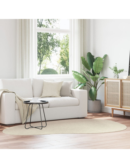 Tappeti  Beige Poliestere 160 x 230 cm Antiscivolo Tappeto