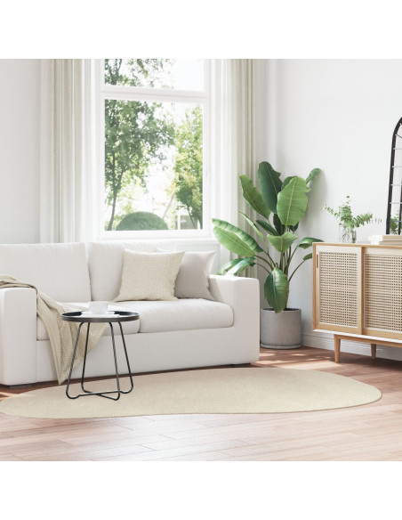 Tappeti  Beige Poliestere 160 x 230 cm Antiscivolo Tappeto