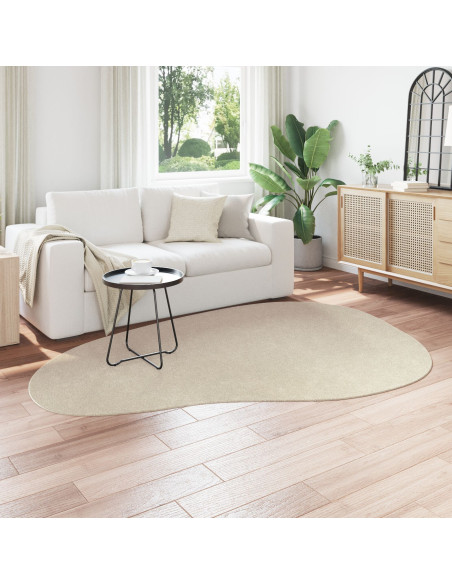 Tappeti  Beige Poliestere 160 x 230 cm Antiscivolo Tappeto
