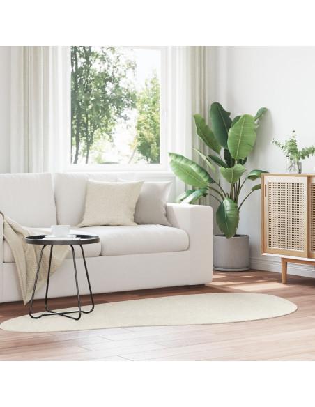 Tappeto  Panna Poliestere 100 x 200 cm Antiscivolo