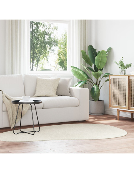 Tappeti per area HUARTE Crema 140 x 200 cm Poliestere