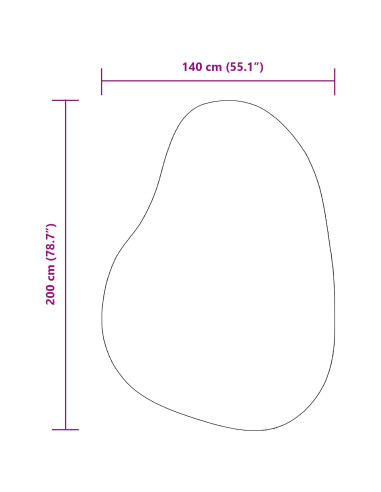 Tappeti per area HUARTE Sabbia 140 x 200 cm Poliestere