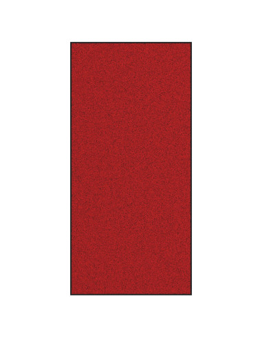 Tappetino Rosso e Nero 120 x 250 cm 100% Poliammide