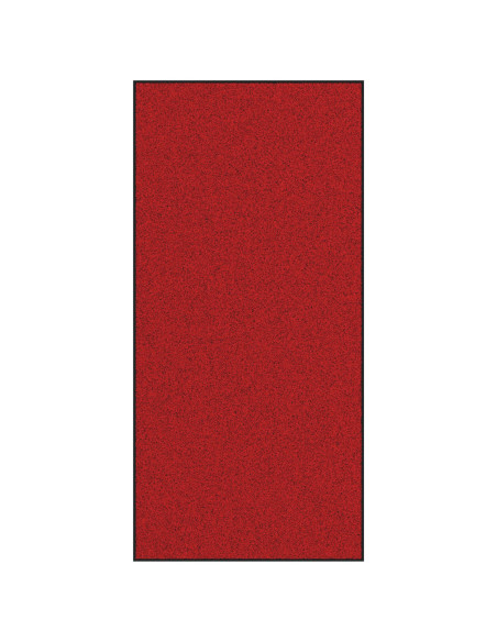 Tappetino Rosso e Nero 120 x 250 cm 100% Poliammide
