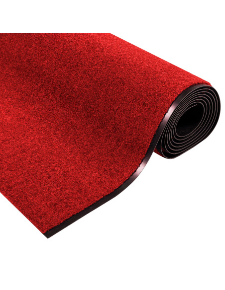 Tappetino Altro Rosso e Nero 120 x 350 cm Poliammide e PVC
