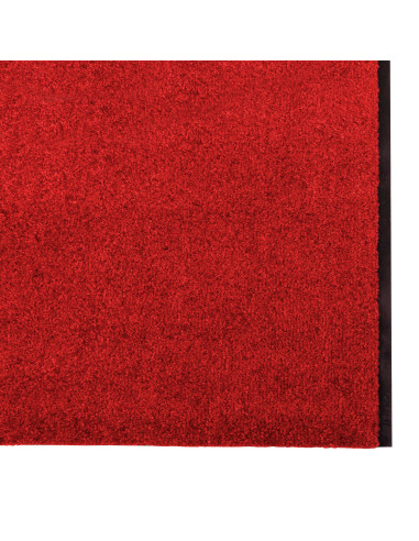 Tappetino Altro Rosso e Nero 120 x 350 cm Poliammide e PVC