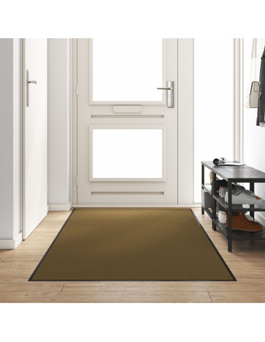 Tappetino Altro Marrone e Nero 120 x 250 cm Poliammide e PVC