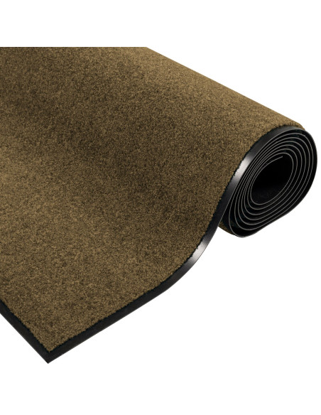 Tappetino Lavabile Marrone 120x300 cm