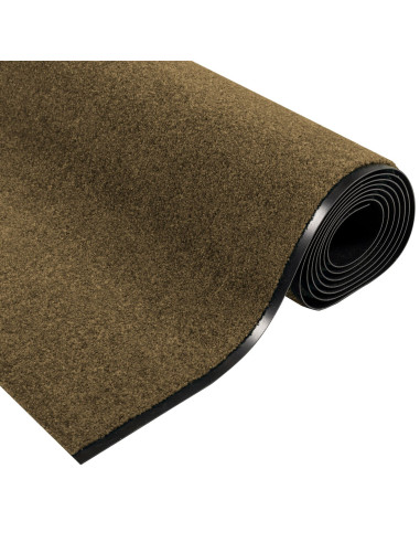 Tappetino Altro Marrone e Nero 120 x 400 cm Poliammide e PVC