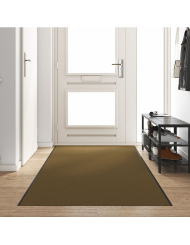 Tappetino Altro Marrone e Nero 120 x 400 cm Poliammide e PVC