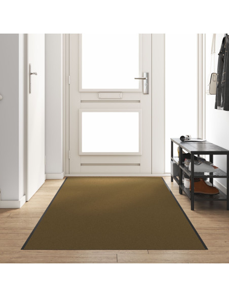 Zerbino Lavabile Marrone 120x400 cm di