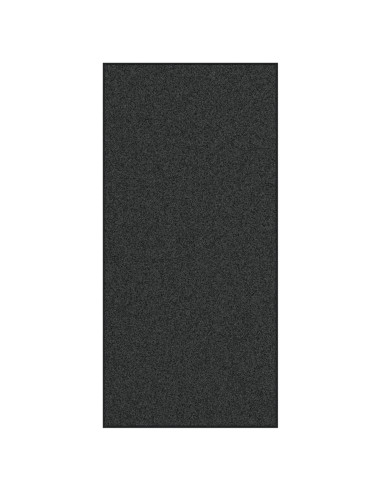 Tappetino Antracite e Nero 120 x 250 cm Polipropilene e vinile