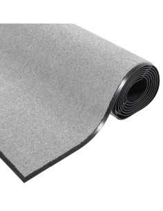 Tappetino Grigio e Nero 90 x 150 cm Polipropilene e vinile