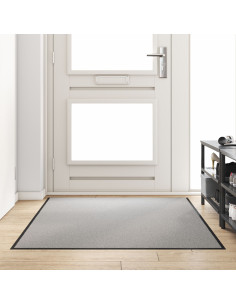 Tappetino Grigio e Nero 120 x 180 cm Polipropilene e vinile