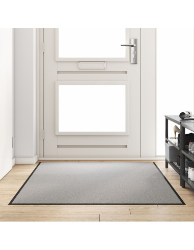 Tappetino Grigio e Nero 120 x 180 cm Polipropilene e vinile