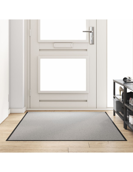 Tappetino Grigio e Nero 120 x 180 cm Polipropilene e vinile