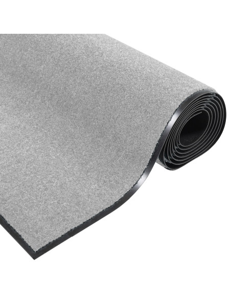 Tappetino Grigio e Nero 120 x 180 cm Polipropilene e vinile