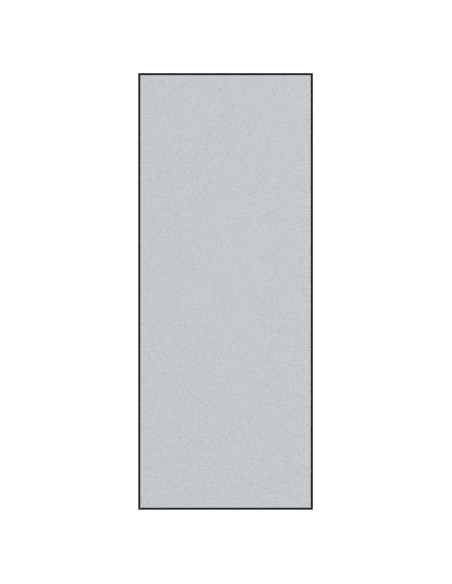 Tappeto rettangolare grigio 120x300 cm di