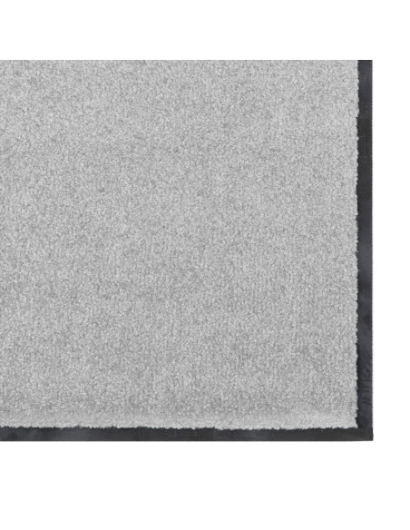 Tappetino Grigio e Nero 120 x 300 cm Polipropilene e vinile