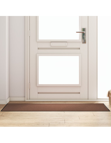 Tappetino Marrone e Nero 60 x 180 cm Polipropilene e vinile