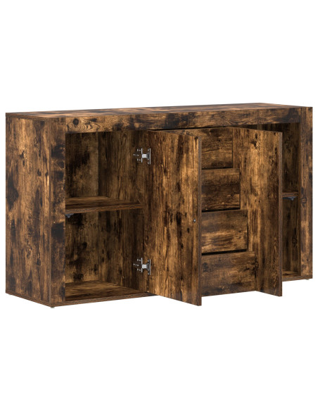 Credenza Rovere Affumicato Legno Ingegnerizzato 120 x 36 x 69 cm