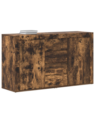Credenza Rovere fumé 120 x 36 x 69 cm Legno multistrato