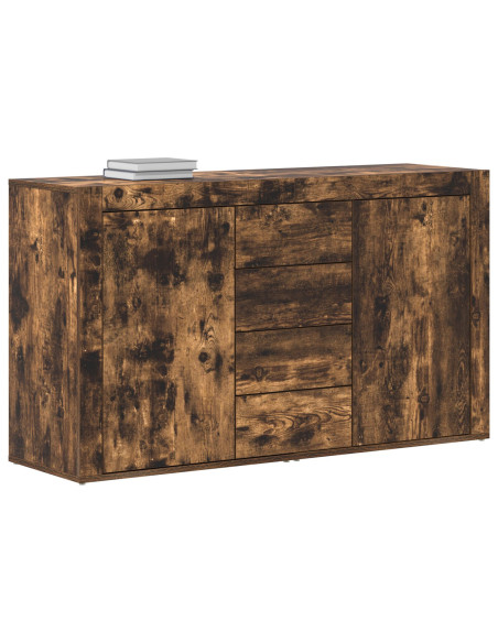 Credenza Rovere fumé 120 x 36 x 69 cm Legno multistrato