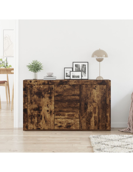 Credenza Rovere fumé 120 x 36 x 69 cm Legno multistrato