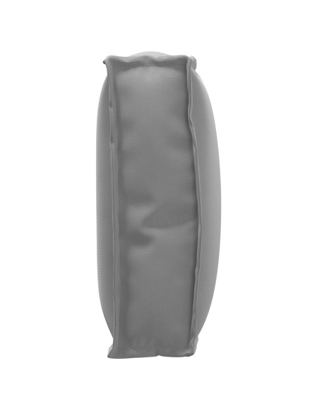 Cuscino per Pallet per Schienale Grigio 60x40x12 cm Tessuto Oxford