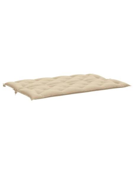 Cuscini Panca da Giardino 2pz Beige 150x50x7 cm Tessuto Oxford