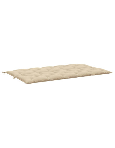 Cuscini Panca da Giardino 2pz Beige 180x50x7 cm Tessuto Oxford