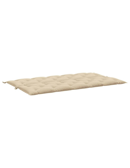 Cuscini Panca da Giardino 2pz Beige 180x50x7 cm Tessuto Oxford