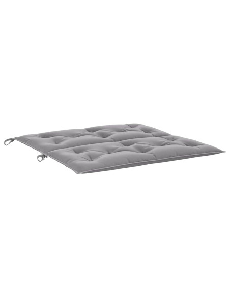 Cuscini Panca da Giardino 2pz Grigi 100x50x7cm Tessuto Oxford