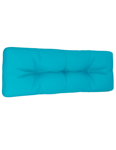 Cuscino per Pallet Turchese 120x40x12 cm Tessuto