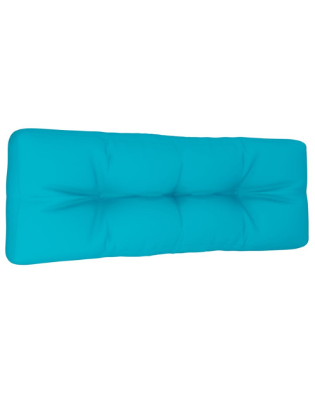 Cuscino per Pallet Turchese 120x40x12 cm Tessuto