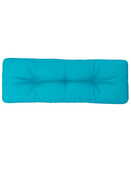 Cuscino per Pallet Turchese 120x40x12 cm Tessuto