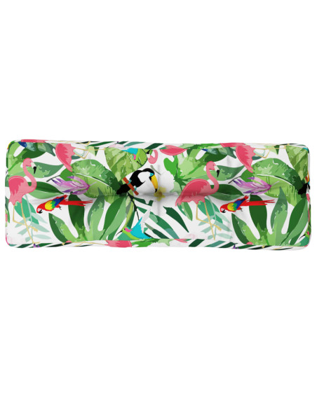 Cuscino per Pallet Multicolore 120x40x12 cm Tessuto