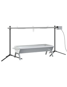 Set Griglia e Vassoio Barbecue Automatico in Acciaio Inox 2