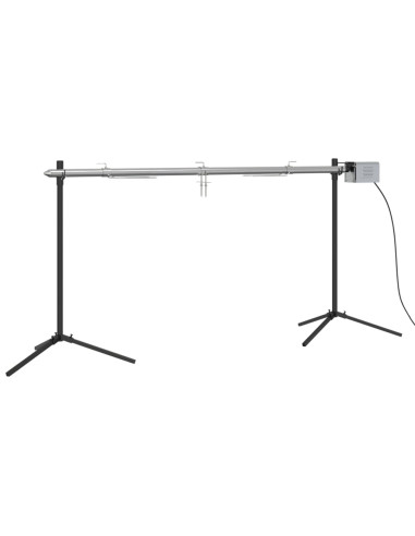 Set Griglia e Vassoio Barbecue Automatico in Acciaio Inox