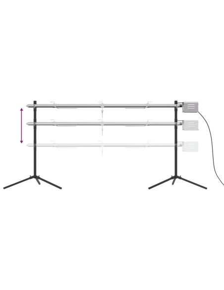 Set Griglia e Vassoio Barbecue Automatico in Acciaio Inox