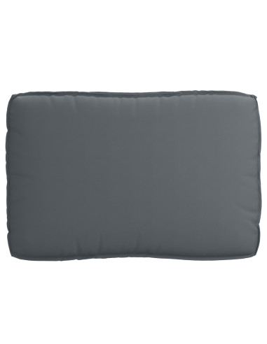 Set di Cuscini per Pallet 2 pcs Antracite Tessuto Oxford