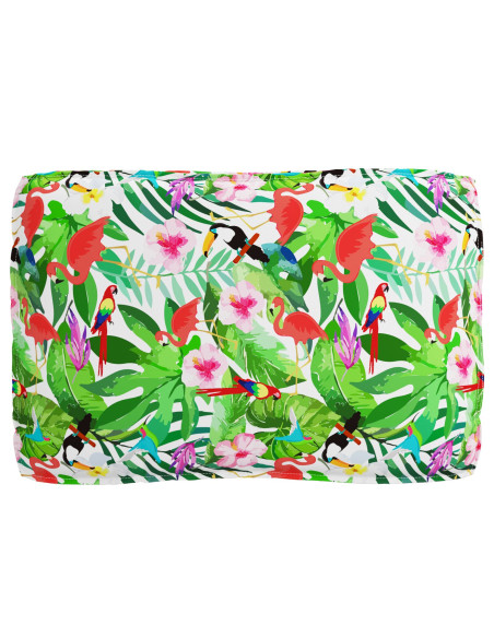 Cuscino da Esterno Giungla Tropicale Poliestere 120 x 12 x 80 cm