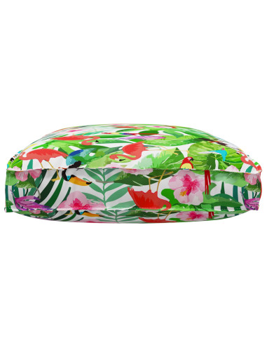 Cuscino Floreale Multicolore 120 x 80 x 12 cm Tessuto Oxford