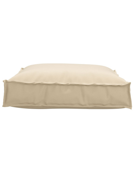 Cuscino per pallet per seduta Beige 70x70x12 cm in tessuto Oxford