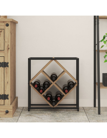 Portabottiglie Rovere artigianale 51 x 18 x 52,5 cm