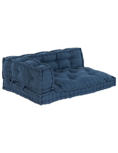 Divano modulare 3 pcs Indaco 120 x 80 x 38 cm Tessuto