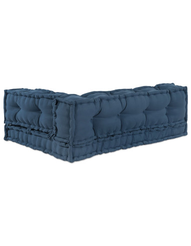 Divano modulare 3 pcs Indaco 120 x 80 x 38 cm Tessuto